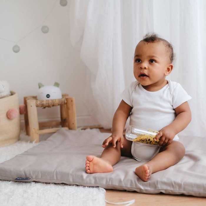 Roll&Go beige travel mattress - Candide