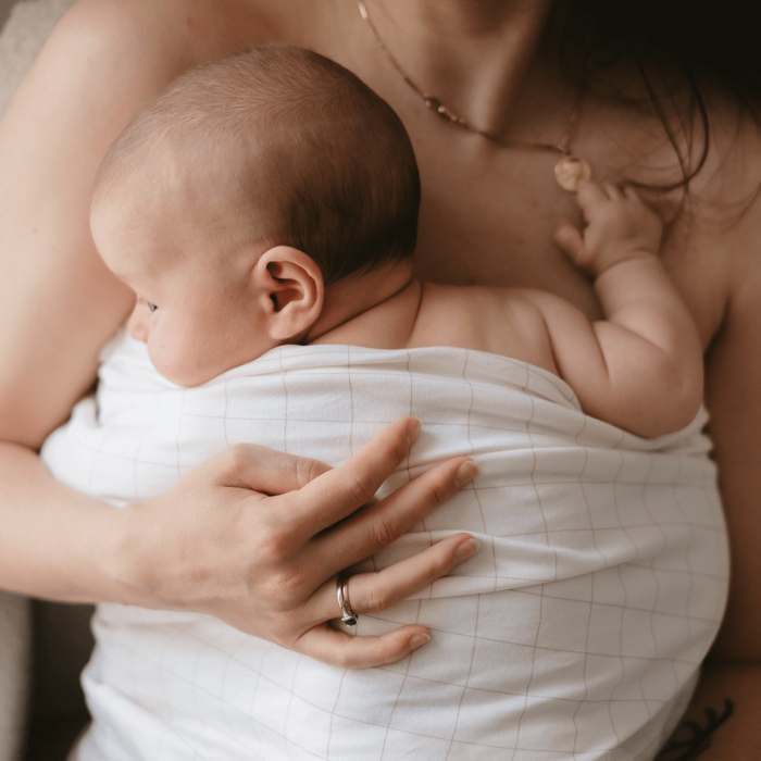 Bandeau peau à peau tube grid S/M - Candide