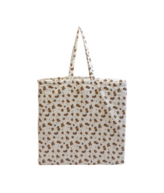 Tote bag leopard motor mat