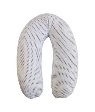 Coussin d'allaitement et de grossesse étoiles bleues