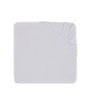 Drap housse Jersey coton 70x140cm blanc - Candide - Angle