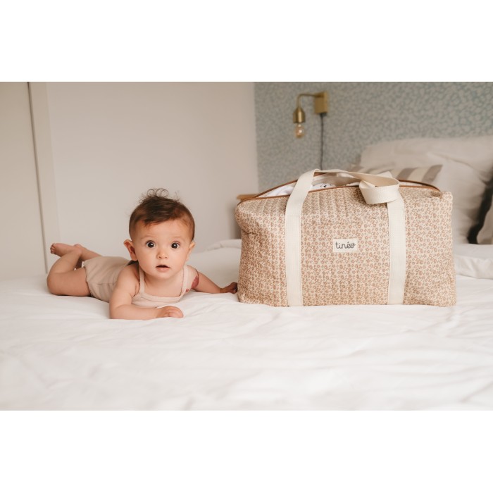 Sac à langer léopard café - Tinéo - Avec bébé