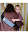 Back carry with the hip baby carrier