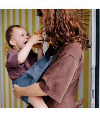 Porte-bébé hanche denim