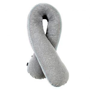 Coussin d'allaitement candide gris chiné