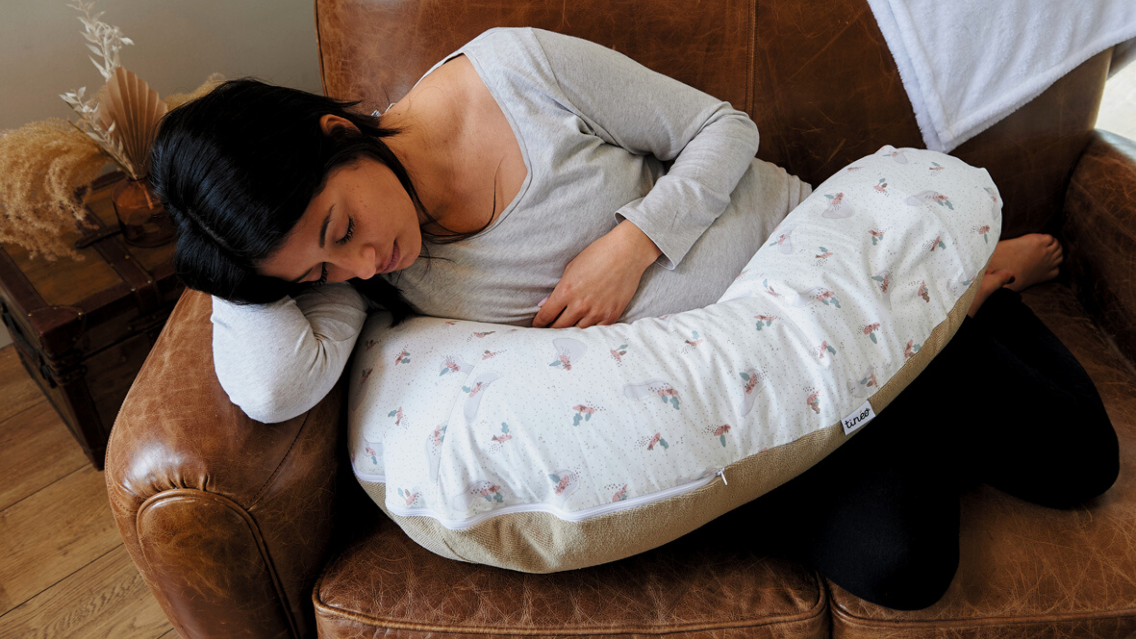 Oreillers de grossesse pour dormir, oreiller de corps en forme de C  Oreillers de grossesse pour dormir