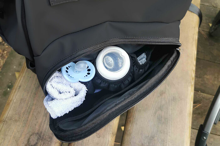sac à langer quoi mettre dedans
