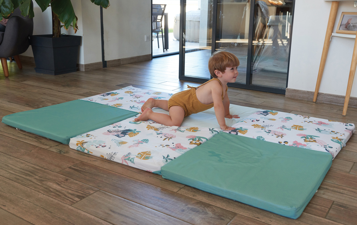 Maxi tapis malin Tinéo Jungle Buddies