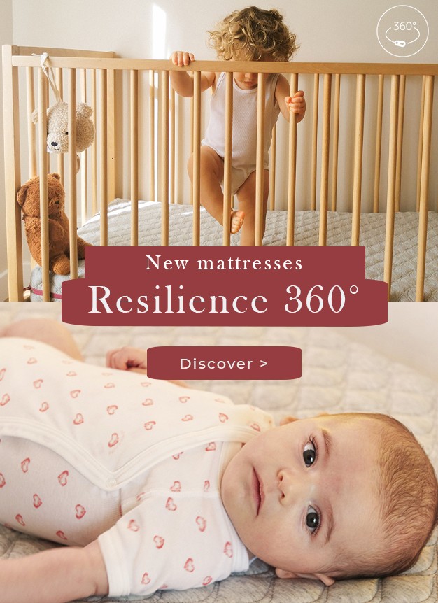 Baby mattress Resilience removable cover 360°
