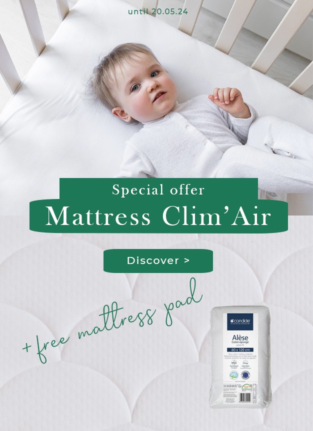 Candide Clim'Air mattress + free mattress pad